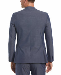 Skinny Fit Notch Lapel Iridescent Suit Jacket - Perry Ellis sale