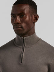 Tech Knit Quarter Zip Sweater - Perry Ellis on sale
