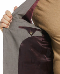 Skinny Fit Notch Lapel Iridescent Suit Jacket - Perry Ellis US