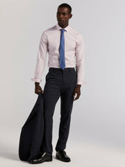 Skinny Fit Navy Plaid Suit Pant - Perry Ellis sale
