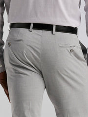 Slim Fit Mini Grid Pattern Suit Pant - Perry Ellis US