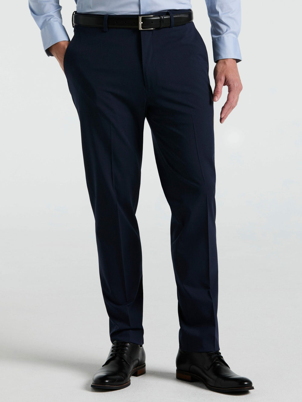 Slim Fit Pinstripe Suit Pant - Perry Ellis sale