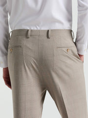 Slim Fit Plaid Print Suit Pant - Perry Ellis for sale