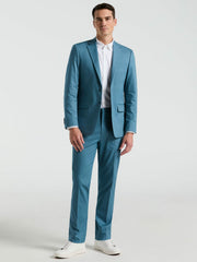 Slim Fit Solid Cotton Blend Suit Pant - Perry Ellis online