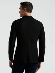 Slim Fit Solid Knit Blazer - Perry Ellis online