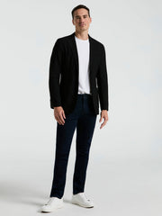 Slim Fit Solid Knit Blazer - Perry Ellis online