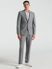 Slim Fit Windowpane Pattern Suit Jacket - Perry Ellis for sale