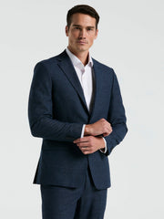 Slim Fit Solid Linen Blend Suit Jacket - Perry Ellis on sale