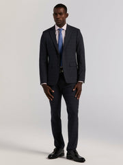Skinny Fit Navy Plaid Suit Jacket - Perry Ellis online