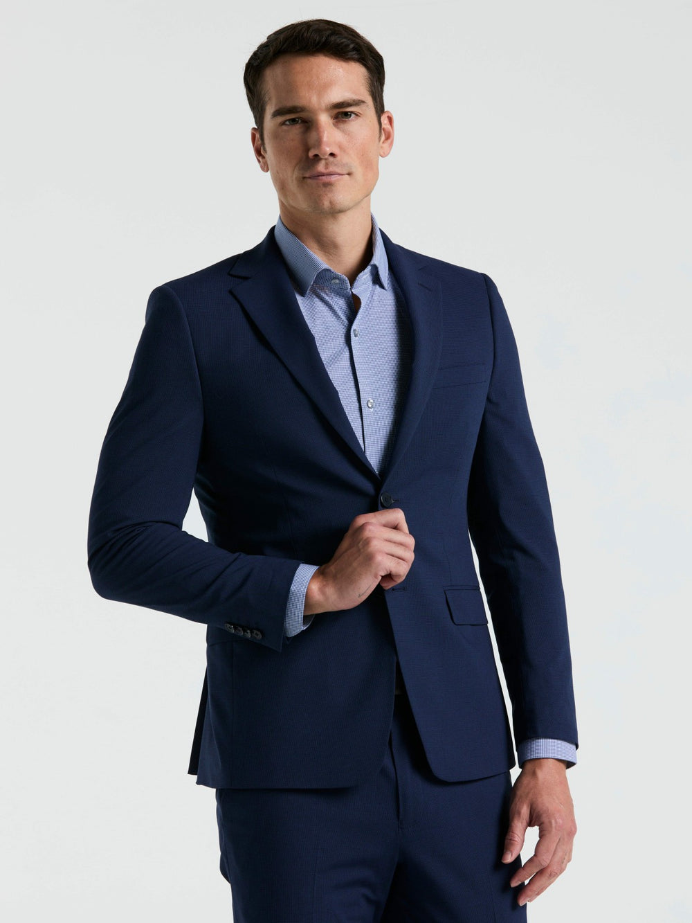 Skinny Fit Mini Houndstooth Suit Jacket - Perry Ellis online
