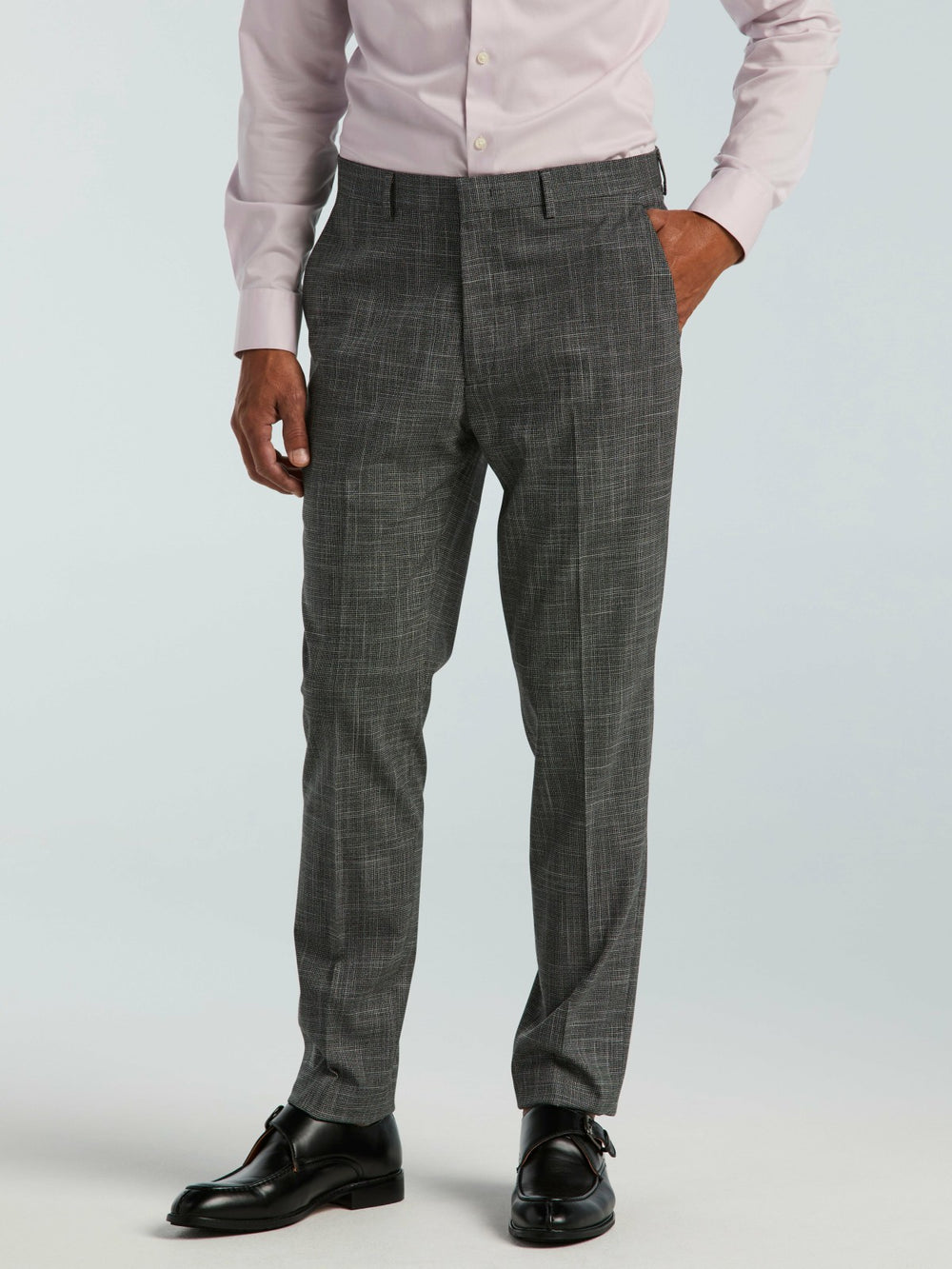 Skinny Fit Houndstooth Suit Pant - Perry Ellis on sale