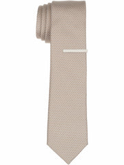Solid Plain weave Micro Slim Tie - Perry Ellis on sale