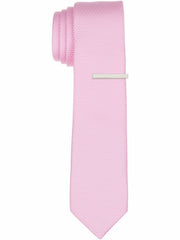 Solid Plain weave Micro Slim Tie - Perry Ellis on sale