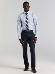 Mini Check Slim Fit Cotton Shirt - Perry Ellis US