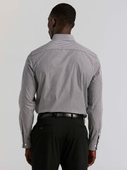 Slim Fit Bengal Stripe Cotton Dress Shirt - Perry Ellis online