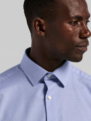 Houndstooth Dobby Cotton Stretch Dress Shirt - Perry Ellis US