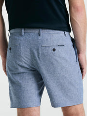 8" Flat Front Linen Cotton Short - Perry Ellis for sale