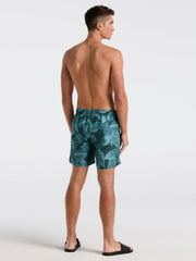 Tropical Plant Print Swim Trunk - Perry Ellis online