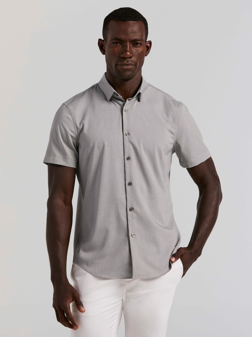 Total Stretch Heathered Shirt - Perry Ellis near me