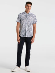 Slim Fit Botanical Print Shirt - Perry Ellis for sale