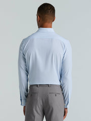 Slim Fit Total Stretch Diamond Geo Print Shirt - Perry Ellis US