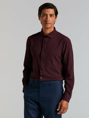 Diamond Print Slim Fit Total Stretch Shirt - Perry Ellis on sale
