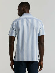 Multi Tonal Vertical Stripe Shirt - Perry Ellis discount