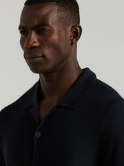 Short Sleeve Button Front Sweater - Perry Ellis for sale