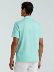 Geometric Jacquard Polo Shirt - Perry Ellis US