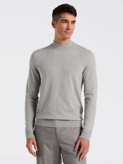Tech Knit Mock Neck Sweater - Perry Ellis for sale