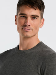 Tech Knit Crew Neck Sweater - Perry Ellis on sale