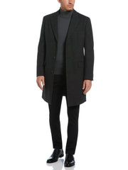 Single Breasted 3 Button Overcoat - Perry Ellis sale