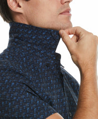 Total Stretch Geo Print Shirt - Perry Ellis near me