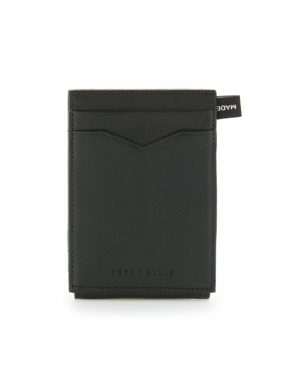 Leather Magnetic Card Case Wallet - Perry Ellis US