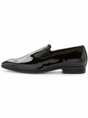 Men’s Patent Leather Slip-On Shoes - Formal & Sleek | Perry Ellis - Perry Ellis for sale