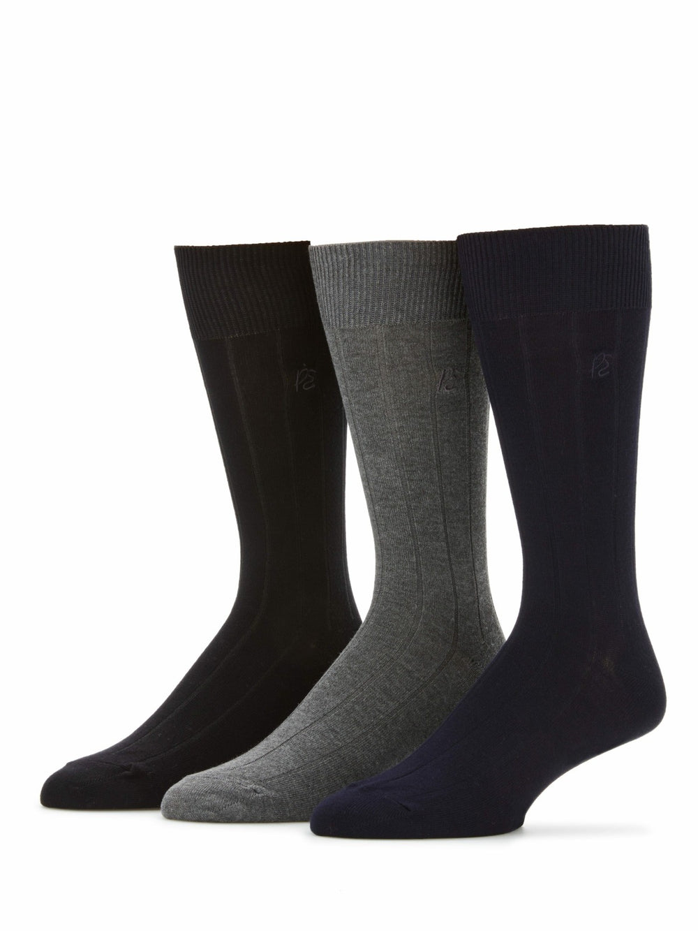3 Pack Luxe Bamboo Socks - Perry Ellis on sale
