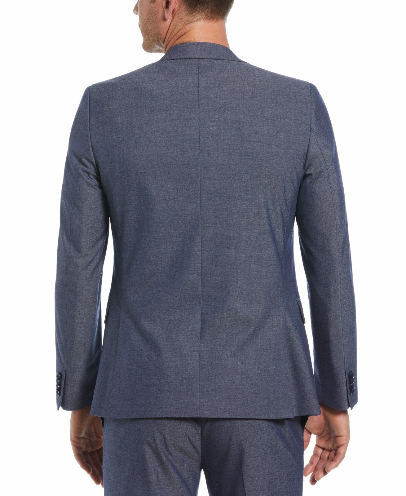 Skinny Fit Notch Lapel Iridescent Suit Jacket -  Perry Ellis sale