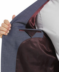 Skinny Fit Notch Lapel Iridescent Suit Jacket -  Perry Ellis sale
