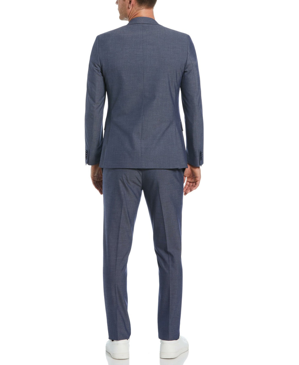 Skinny Fit Notch Lapel Iridescent Suit Jacket -  Perry Ellis sale