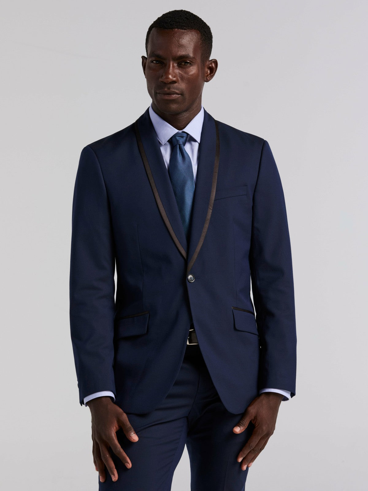 Slim Fit Stretch Tuxedo Suit Jacket -  Perry Ellis online