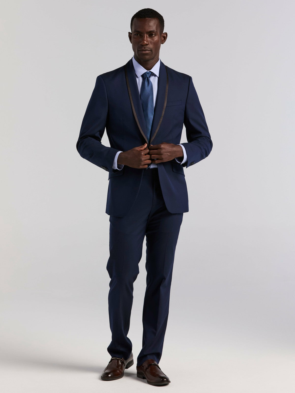 Slim Fit Stretch Tuxedo Suit Jacket -  Perry Ellis online