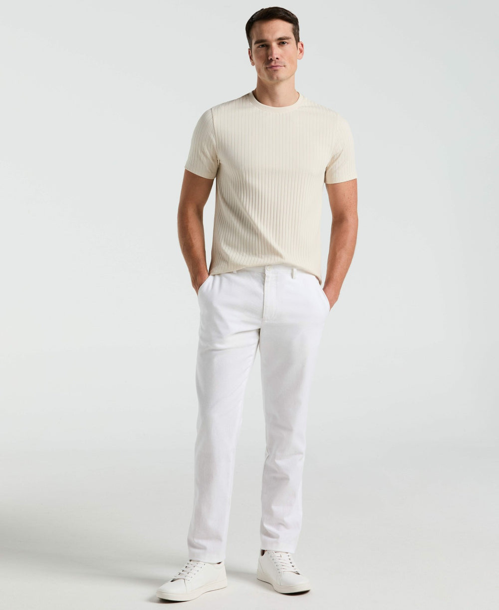 Men's Slim Fit Flat Front Chino Pant -  Perry Ellis online