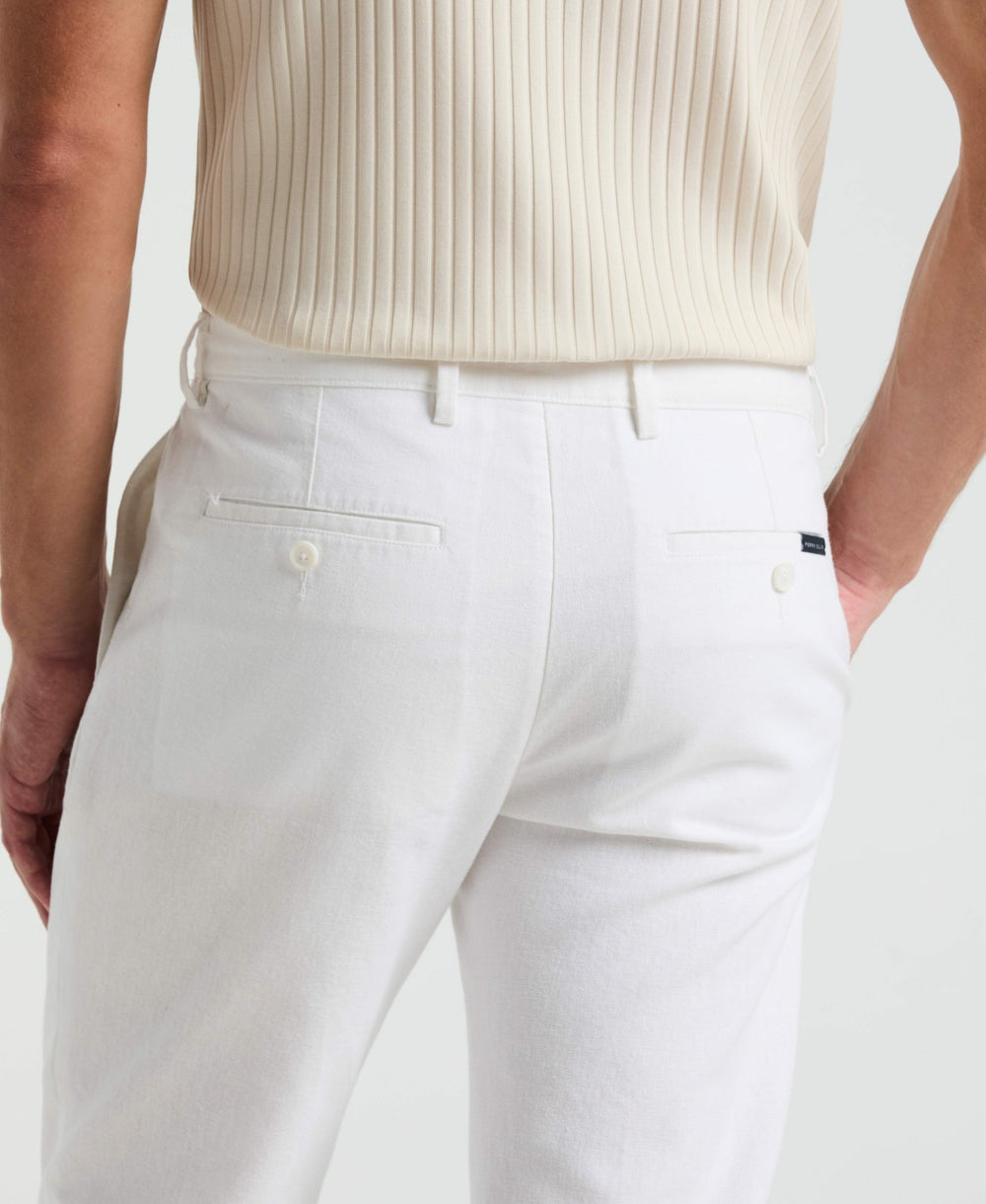 Men's Slim Fit Flat Front Chino Pant -  Perry Ellis online