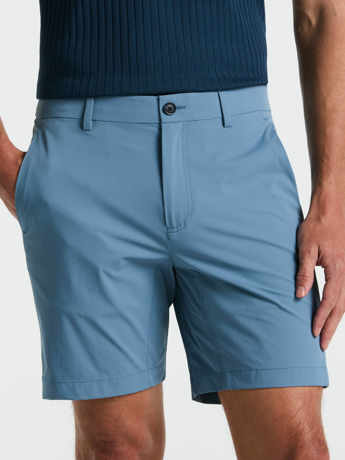 Stretch Solid Tech Short -  Perry Ellis discount