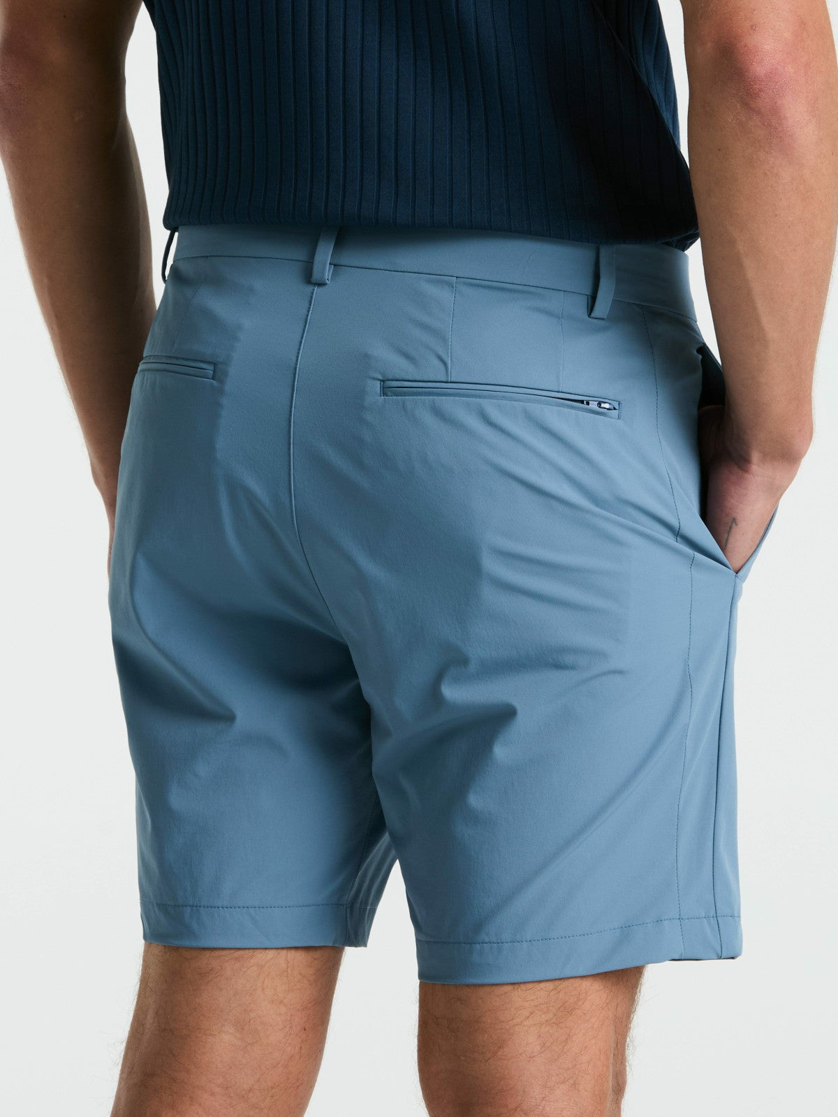 Stretch Solid Tech Short -  Perry Ellis discount
