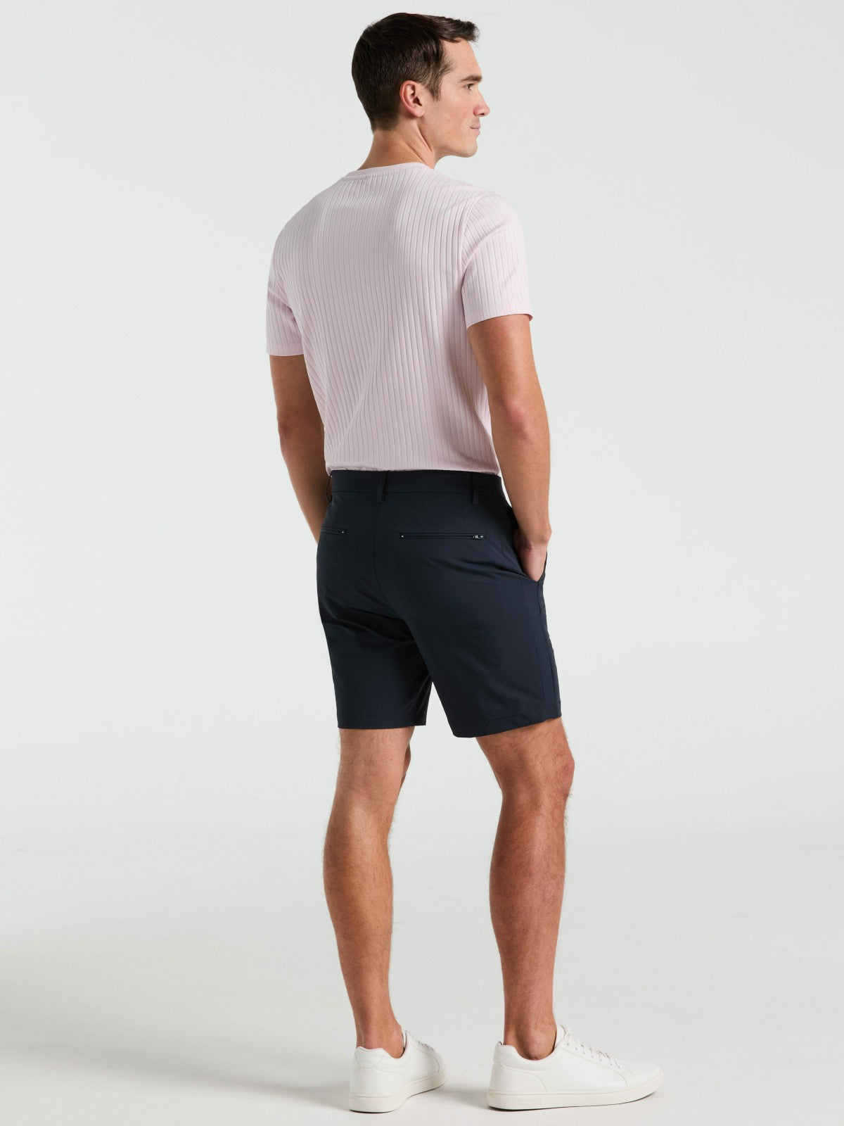 Stretch Solid Tech Short -  Perry Ellis discount