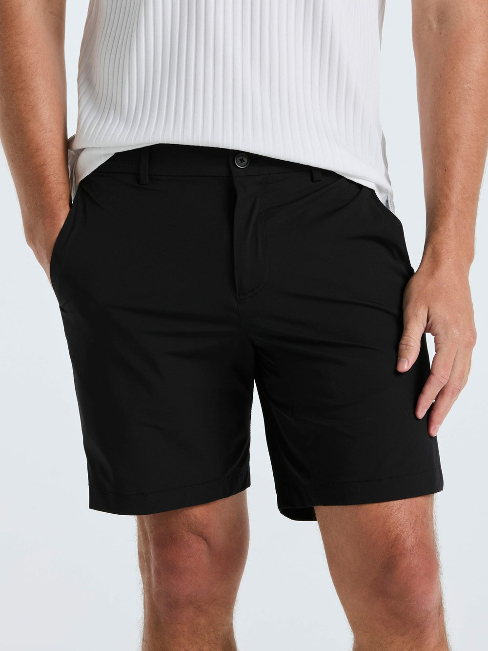 Stretch Solid Tech Short -  Perry Ellis discount