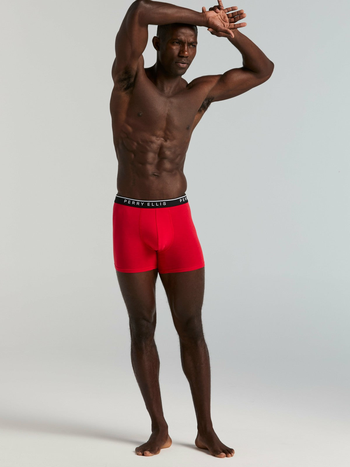 4-Pack Cotton Stretch Boxer Brief -  Perry Ellis US