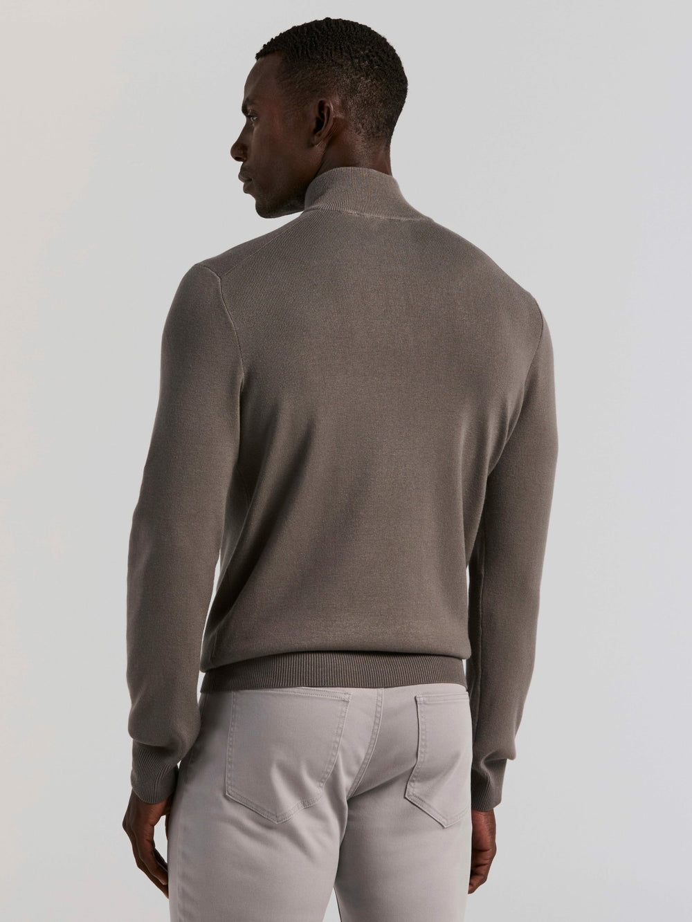 Tech Knit Quarter Zip Sweater -  Perry Ellis on sale