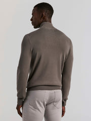 Tech Knit Quarter Zip Sweater -  Perry Ellis on sale